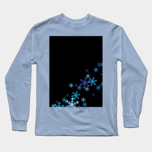 Midnight Snowflakes Long Sleeve T-Shirt